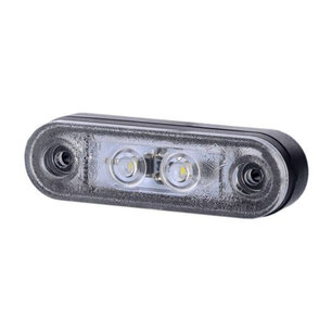 Horpol LED Markeringslamp Wit Ovaal Platte Montage LD-956