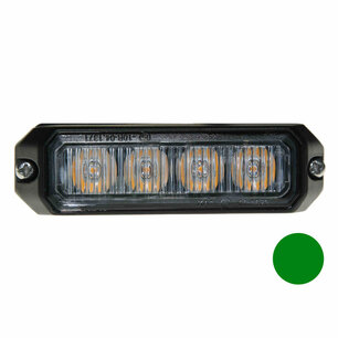 LED flitser 4-voudig compact Groen