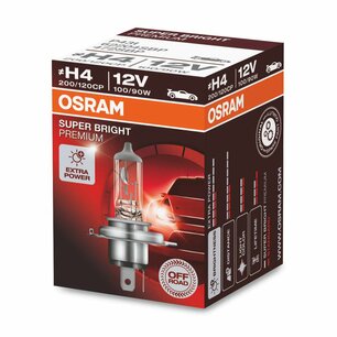 Osram H4 Halogeenlamp 12V 100/90W Super Bright Premium P43t