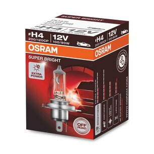 Osram H4 Halogeenlamp 12V 100/90W PU43t Super Bright Premium