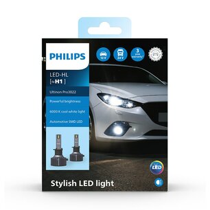 Philips H1 LED Koplamp 12-24V Ultinon Pro3022 Set