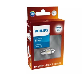 Philips Festoon 30mm LED Retrofit Wit 6000K 24V