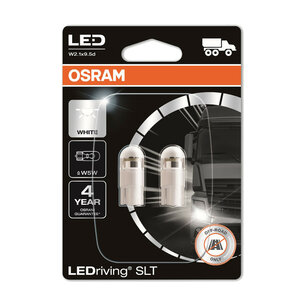 Osram 24V W5W LED Retrofit Wit W2.1x9.5d 2 Stuks
