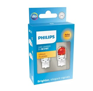 Philips W21W LED Retrofit Oranje 12V 2 Stuks