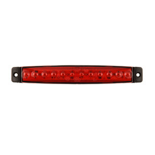 LED Achtermarkering Rood Lang 12V