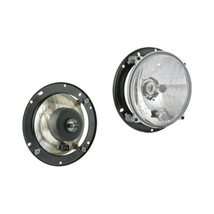 Koplamp H4 Ø182x77 Inclusief 12V Lampjes en Bevestigingsplaat