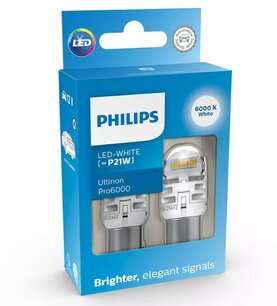 Philips P21W LED Retrofit Wit 12V 2 Stuks