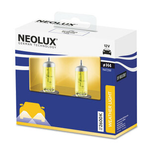 Neolux H4 Halogeen Lamp Geel 12V P43T 2 Stuks