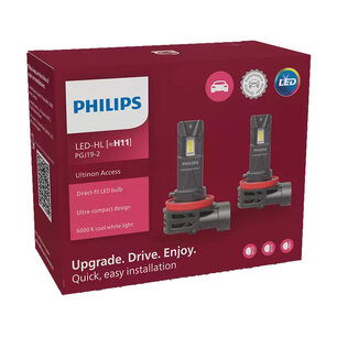 Philips H11 Access LED Koplamp Set 16W PGJ19-2 12V