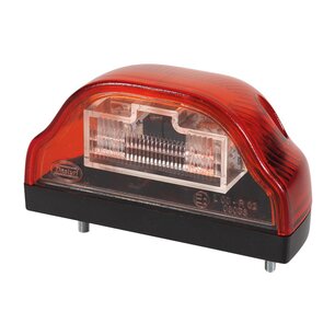 LED Kentekenverlichting Rood 24V