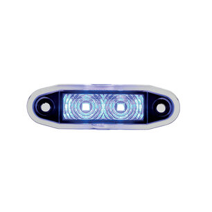 Boreman LED Markeringslamp Blauw Easy-Fit 0,5m Kabel