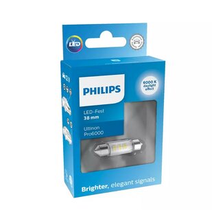 Philips SV8.5 Festoon 38mm Koudwit 6000K 12V