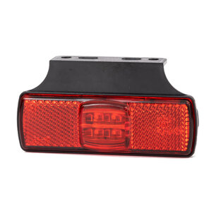 Fristom LED Markeringslamp Rood + Reflector met Bevestigingsbeugel