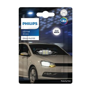 Philips SV8.5 Festoon 30mm Wit 12V 