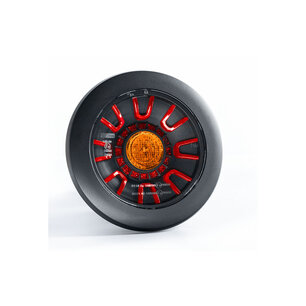 Fristom FT-313 LED Achterlicht 3-Functies Zwart Bajonet