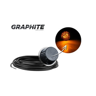 Horpol LED Breedtelamp Unit Oranje Graphite | MDP 2569/GRAPHITE/3M