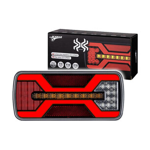 X-Spider LED Achterlicht  + Mistlicht | Kentekenverlichting | 5P Bajonet | Links