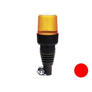 Rode Led flitslamp Met Flexibele DIN Steun